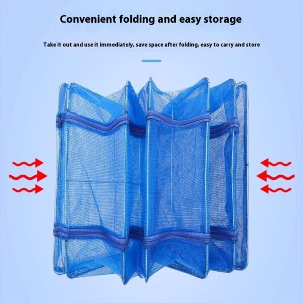 Household Large Net Rack Folding Fish Drying Stand - Multi-Purpose Drying Net