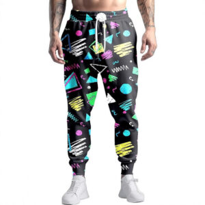 Jogging Casual Belt Drawstring 90s Men's Clothing