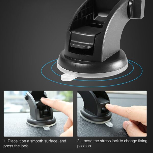 QuickGlide Telescopic Car Phone Holder – Long‑Arm Suction Mount - Image 4