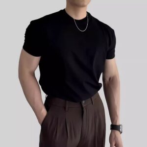 Sports Fitness Short Sleeved T-Shirt for Men
