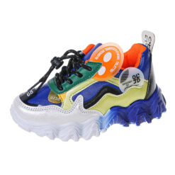 Colorblock Casual Wave Bottom Sneakers - Children's Shoes