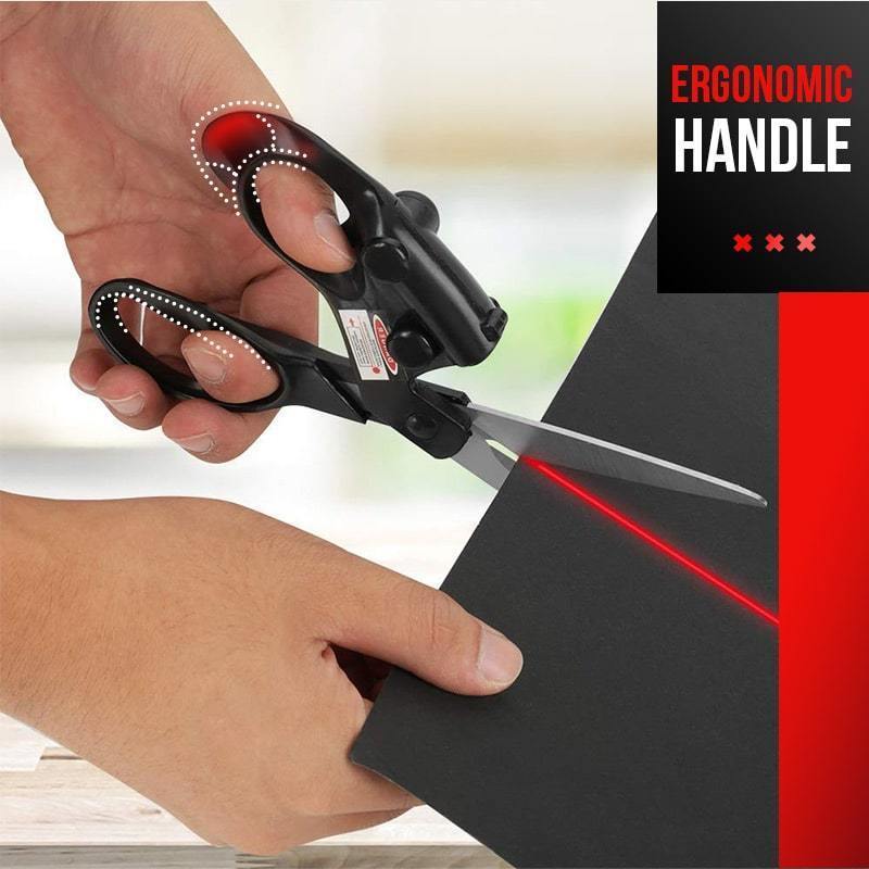 Laser Guided Scissors - Precise Cutting for Crafts & Sewing