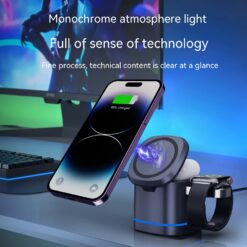 3-in-1 Folding Magnetic Wireless Fast Charging Charger