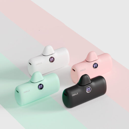 4800mAh Pocket Power Bank with Fast Charging and Display