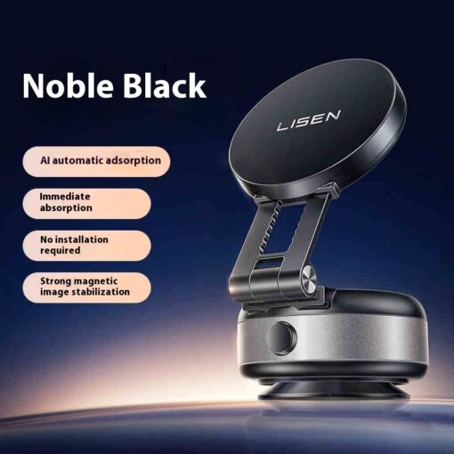 Electric Vacuum Magnetic Phone Holder for Car