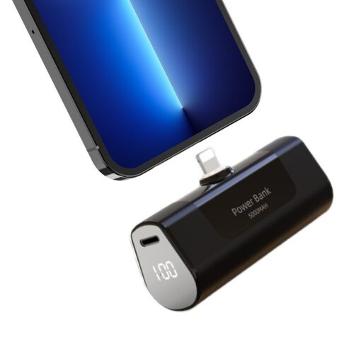 Wireless Capsule Power Bank with Digital Display