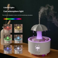 Raindrop Aromatherapy Humidifier - Creative Rotating Umbrella Design