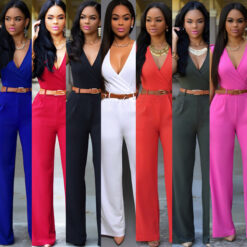 Women’s Fashion Jumpsuit with Siamese Pants — Stylish Casual & Everyday Outfit