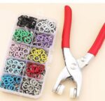 Invisible Snap Fasteners Sewing-Free Clothing Fix Kit – 100PCS No-Sew Fabric Snaps with Tool (Perfect for Jeans, Shirts, Curtains) - Image 4