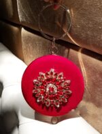 Velvet Diamond Ring Clutch Bag - Image 2