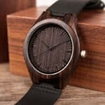 BOBO BIRD Personalized Wooden Watch – Custom Engraved Quartz Gift - Image 3