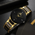 Luxury Men's Two-Tone Gold & Silver Stainless Steel Chronograph Watch – Business Dress Quartz Watch - Image 8