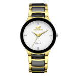 Luxury Men's Two-Tone Gold & Silver Stainless Steel Chronograph Watch – Business Dress Quartz Watch - Image 5