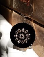 Velvet Diamond Ring Clutch Bag - Image 3