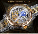 Forsining Skeleton Tourbillon Mechanical Watch Men – Luxury Carved Automatic Wristwatch - Image 3