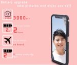 iPhone Built-In Selfie Stick Phone Case – Hidden Retractable Bluetooth Remote Case (Compatible with iPhone 15/14/13/12/11 Pro Max) - Image 4