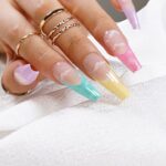Rhinestone Press-On Nails 24PCS – Luxury Bling Fake Nails with Glue - Image 9
