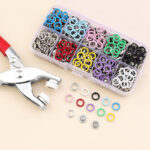Invisible Snap Fasteners Sewing-Free Clothing Fix Kit – 100PCS No-Sew Fabric Snaps with Tool (Perfect for Jeans, Shirts, Curtains) - Image 2