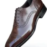 Full Brogue Oxford Shoes - Handmade Leather Wingtip Brogues for Men