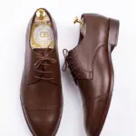 Captoe Derby Shoes - Handmade Leather Dress Shoes for Men