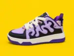 Kids Unisex Street Sneakers - Pink & White Toddler Trainers - Image 3