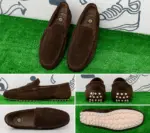 Men’s Leather Shoe Sandals - Handmade Croc Strap Sandals with Buckle - Image 6