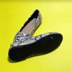 Girls Snake Print Ballet Flats - Soft Slip-On Dress Shoes - Image 3